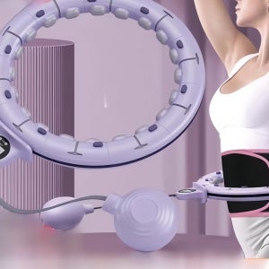스마트 카운팅 훌라후프 허리 벨트 유치원생 및 성인을 위한 경량 휴대용 피트니스 장비