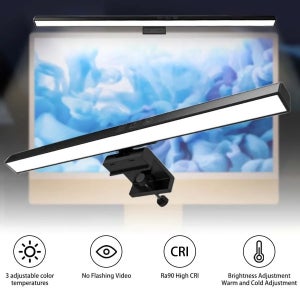 33CM 50CM LED 컴퓨터 모니터 라이트 바 데스크 조명 스크린 USB 교수형 램프 연구 사무실 독서 노트북 데스크탑 조명