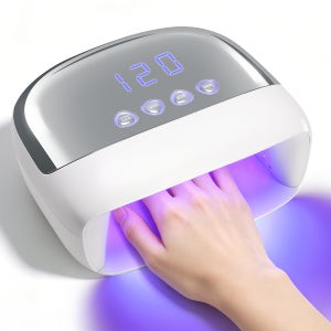 36LEDS UV 램프 네일 건조용 빠른 젤 네일 폴리쉬 전문가용 UV 라이트 드라이어 마그네틱 베이스 플레이트 포함 매니큐어 살롱용