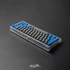 Keebox Swagkeys EAVE65 PC 사출 성형 케이스 기계식 키보드 키트 베어본 언더글로우 PCB 65 레이아웃 QMK VIA 지원