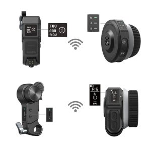 SmallRig 4295 무선 핸드휠 컨트롤러(라이트) 4296 무선 팔로우 포커스 키트(라이트) 4297 무선 수신기 모터(라이트)