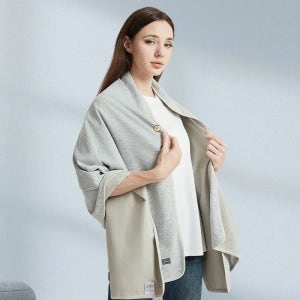 185x75cm Emf 보호 목도리 방사선 차폐 망토 보안 방사선 방지 담요 망토 50% 실버 섬유 라이닝 담요