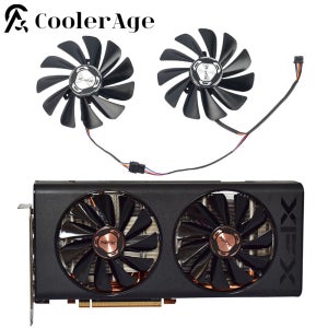 95MM FDC10U12S9-C XFX Radeon RX 5500 5600 XT THICC II PRO 비디오 카드 팬용 12V 0.45A 4Pin RX5500 RX5600 GPU