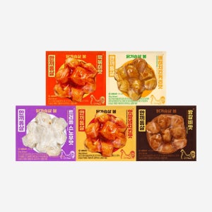 한끼통살 소스 닭가슴살 볼 5종 도시락 큐브