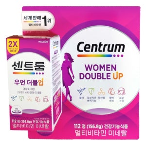 센트룸 우먼 더블업 멀티 비타민 미네랄 (112정)