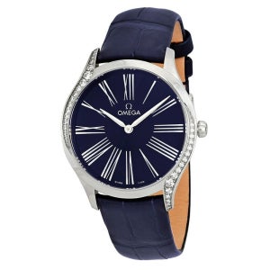 오메가 블루 다이얼 여성 시계 428 18 36 60 03 001 드 빌 De Ville Blue Dial Ladies Watch 37492423