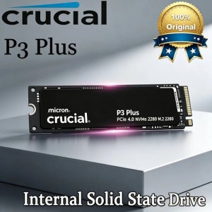 크루셜 P3 플러스 1TB 2TB PCIe Gen4 NVMe M.2 SSD 내장 하드 드라이브(OEM 패키지) & 크루셜 NVME 2280 P310 1TB SSD & 크루셜 T50