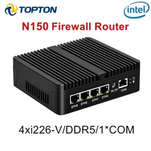 12세대 인텔 N150 N100 7305 방화벽 라우터 4x i226-V 2.5G LAN N5105 J6412 팬리스 미니 PC 베어본 컴퓨터 OPNsense PfSense