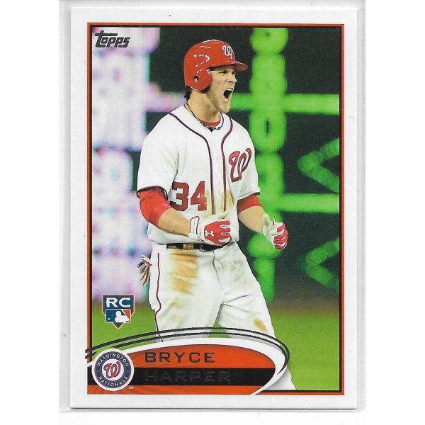 2012 탑스 베이스볼 브라이스 하퍼 쇼트 프린트 호통 변형 루키 카드 661