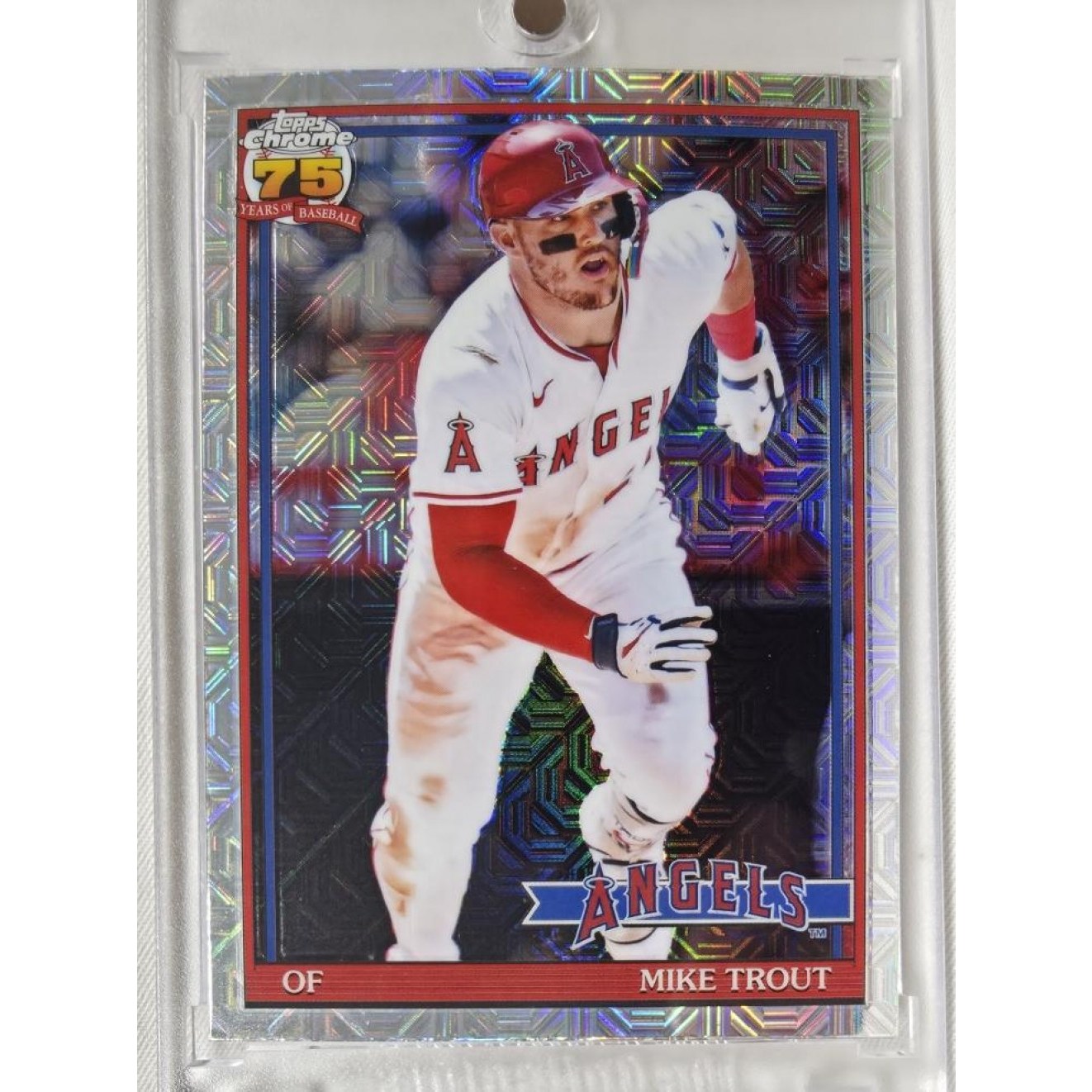 2026 TOPPS CHROME 탑스 크롬 마이크 트라웃 실버팩 메이저리그 MLB 스포츠 포토 야구 카드 JR  1개  91C-42