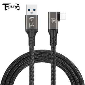 Oculus Quest 1/2용 VR 케이블 5M 링크 케이블 USB 3.0 100W Type-C 고속 충전 케이블 링크 Oculus Quest 2 헤드폰 액세서리