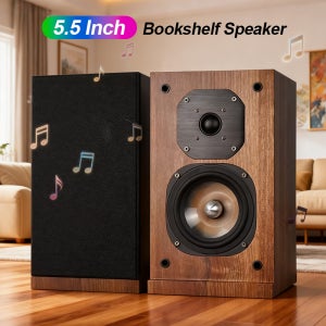 5.5인치 북쉘프 스피커 20-150W 패시브 스피커 2웨이 사운드 박스 플래티넘 불릿 우퍼 90dB 감도 튜브 앰프용