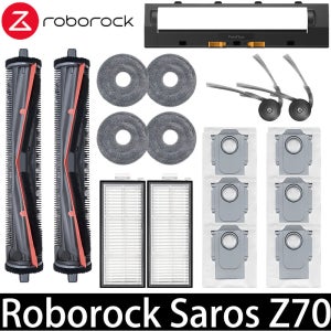Roborock Saros Z70 로봇 예비 진공 청소기 교체 부품 액세서리 메인 사이드 브러시 필터 걸레 천 먼지 봉투