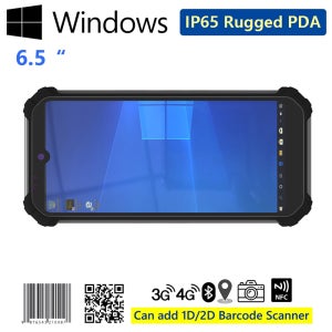 윈도우즈 PDA 6.5인치 태블릿 바코드 리더 스캐너 8G 256G 견고한 핸드헬드 터미널