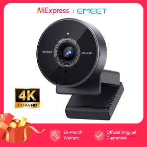 EMEET 웹캠 4K 울트라 HD 웹캠, 1080p 60fps 70°FOV 웹캠, 노트북 컴퓨터 화상 통화, 비즈니스 미팅용 휴대용 USB 카메라
