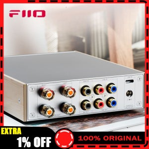 FiiO LEVEL1 앰프 고화질 오디오 파워 블루투스6.0 SBC/LDAC 가정용 HiFi 앰프 600W SW/PRE 출력(노브 포함)