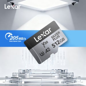 렉사 실버 플러스 TF 카드 읽기 속도 205MB/s 64GB 128GB 256GB 512GB 1TB V30 A2 전문가용 메모리 카드 (게임 콘솔, 휴대폰용)