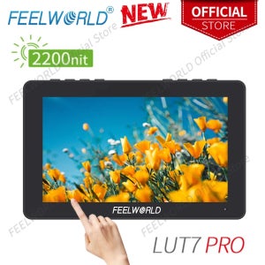 FEELWORLD-LUT7 PRO 터치 스크린 DSLR 카메라, 필드 디렉터, AC 모니터, F970 외부 전원 설치 키트, 7 인치, 2200nits, 3DL