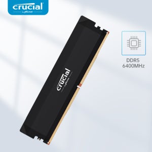 크루셜 프로 DDR5 RAM 16GBx1/16GBx2 6400MHz 6000MHz 데스크탑 게이밍 메모리 인텔 XMP 3.0 & AMD EXPO PC 게이머용