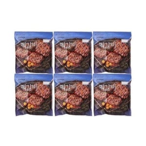 [셀러허브 식품]피코크 떡갈비 450g x 6팩 냉동 간편식 캠핑 요리 아이반찬