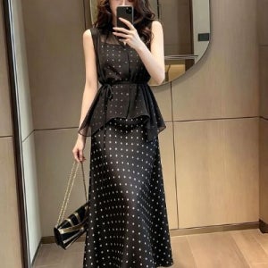 조엘리 도트 페플럼 셋업 w4304