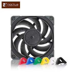 Noctua NF-A12x25 PWM Chromax.Black.Swap CPU 쿨러 팬, 지능형 온도 제어 컴퓨터 케이스 수냉 팬, 120mm