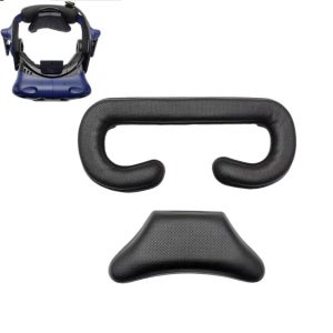HTC Vive Pro 헤드셋 VR용 업그레이드된 PU 가죽 페이스 쿠션 폼 아이 패드 매트 커버 교체 수리 부품 액세서리