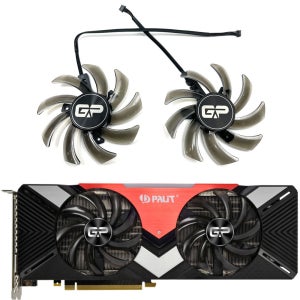 GA91S2U FDC10H12S9-C RTX 2080 게이밍 프로 GPU 팬, Palit RTX 2070, 2080 게이밍 프로, RTX 2080 듀얼 비디오 카드 냉각 팬, 신제