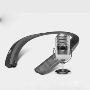 HBS-W120 블루투스 경량 헤드폰, 스테레오 넥밴드 무선 헤드셋, 스포츠 운동 게임 통화용 스피커 포함, 신제품