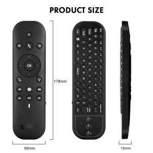 KimTin G60S Pro BT 2.4G 무선 음성 에어 마우스 자이로 스마트 원격 제어 안드로이드 TV 박스 PC 용 백라이트 미니 키보드 터치 패드