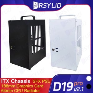 D19 Pro 6.1L A4 섀시 SFX HTPC 미니 ITX 게임 컴퓨터 그래픽 카드 RTX2070 I7 최소형 독립 디스플레이 케이스 Dream D19pro