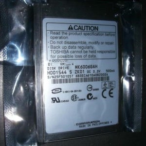 새로운 1.8인치 CF/PATA MK6006GAH 60GB 4200RPM 하드 드라이브는 노트북용 MK8007GAH MK4006GAH MK4004GAH를 대체합니다.
