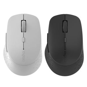Rapoo 멀티 모드 2.4G 무선 및 블루투스 4.0 5.0 무선 마우스, 2400DPI 인체 공학적 무음 마우스, 컴퓨터 PC 노트북용