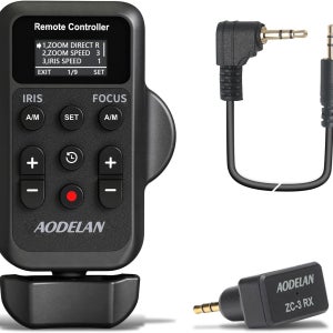 Canon Sony 렌즈 줌 초점 IRIS 녹화 비디오 카메라 컨트롤러 용 업데이트 된 무선 캠코더 원격 제어 줌 컨트롤러