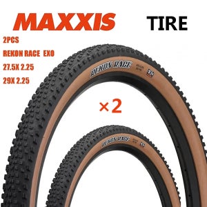 2PCS MAXXIS 29 MTB 자전거 타이어 27.5x2.25 29x2.25 REKON RACE EXO 타이어 펑크 방지 타이어 MTB 자전거 오프로드 다운힐 타이어/튜브