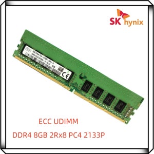 하이닉스 DDR4 8GB 2133P PC4 2133MHz 2Rx8 순수 ECC UDIMM 워크스테이션 RAM 버퍼링되지 않은 서버 메모리