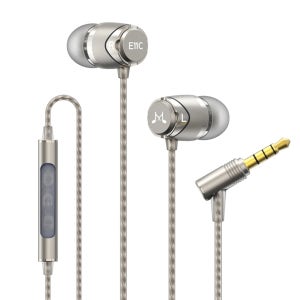 오리지널 SoundMAGIC E11C 인이어 유선 이어폰, 마이크 포함, 딥 베이스 음악, 스포츠 헤드셋, HiFi 스테레오 소음 차단, 3.5mm
