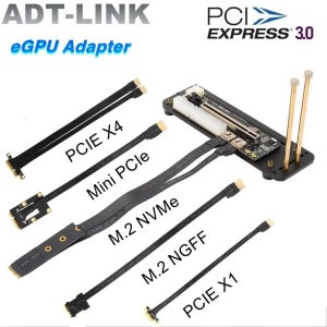 노트북 외장 그래픽 카드 EGPU PCI-E 3.0 X16 to M.2 NVMe&M.2 NGFF&mPCIe&PCIe X1&PCI-e X4 연장 케이블 GPU 브래킷 ITX STX