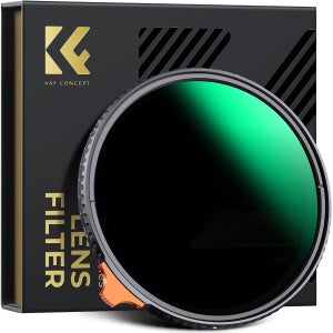 K&F Concept Nano-X 가변 ND2-N400 ND 필터 37-105mm 조정 가능한 중립 밀도 카메라 렌즈 필터 28 레이어 코팅 방수