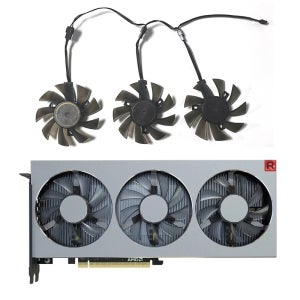 새로운 1LOT 75MM FD8015H12S FD7010H12S AMD Radeon VII GPU 팬, XFX RX Radeon VII, ASUS RADEONVII-16G 그래픽 