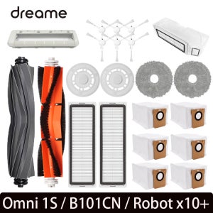 Xiaomi x10 plus 액세서리 Mijia Omni 1S B101CN 로봇 진공 메인 사이드 브러시 필터 Mop Dreame L10s Ultra / S10 Pro 부품