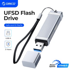 ORICO UFSD 메탈 플래시 USB 3.0 플래시 드라이브 405 메가바이트/초 512GB 256GB 128GB 64GB USB 스틱 유형 C Pendrives 메모리 스틱 U