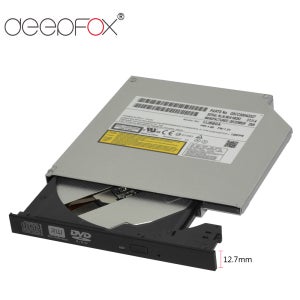 DeepFox 12.7mm DVD ROM 광학 드라이브 CD/DVD-ROM CD-RW 플레이어 버너 패널이있는 노트북 용 슬림 휴대용 리더 레코더