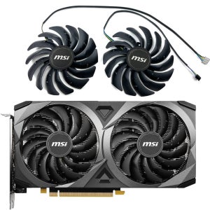 새로운 95MM PLD10010B12HH RTX 3060 Ventus 2X GPU 팬, MSI Ventus GeForce RTX 3060, 3060TI, 3070 VENTUS 2X