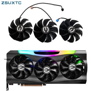 87MM PLD09220S12H RTX3080 RTX3070 그래픽 카드 팬 교체 EVGA GeForce RTX 3070 3080 TI 3090 FTW3 쿨러 팬