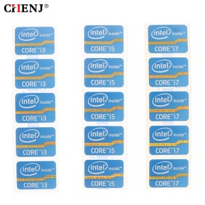 미니 DIY 스티커, 4 세대 CPU 인텔 코어 I3 I5 I7 I9 로고 스티커, 로고 라벨 노트북 노트북 장식, 1 개, 5 개