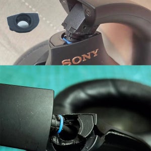 소니 WH1000XM4 무선 소음 차단 헤드폰 후크 수리 부품에 대한 Uesd 오리지널 헤드밴드 회전