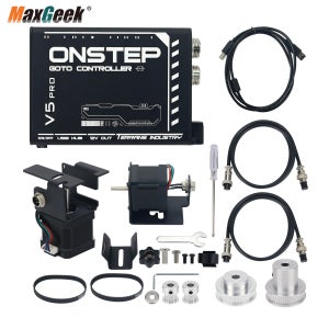 Maxgeek V5 EQ3D Pro Onstep EQ3D 적도 마운트 V5 GOTO 업그레이드 키트 이축 추적 천문 액세서리