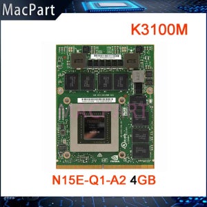 Quadro K3100 K3100M GDDR5 4GB N15E-Q1-A2 그래픽 비디오 카드(애플 iMac A1312 27인치 2010 2011년용 X 브래킷 포함)