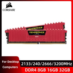 CORSAIR Vengeance LPX DDR4 키트 8GB 16GB 3200MHZ 2666Mhz 2400Mhz DIMM RAM PC4-25600 21300 19200 데스크탑 메